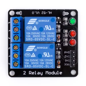 2 Channel 5V Relay Module | Dual Relay Board for Arduino, Raspberry Pi, PIC, STM32
