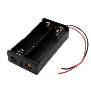 18650 Battery Holder – 2 Cell 3.7V x2 Battery Case with Wire Leads for Arduino & DIY Electronics