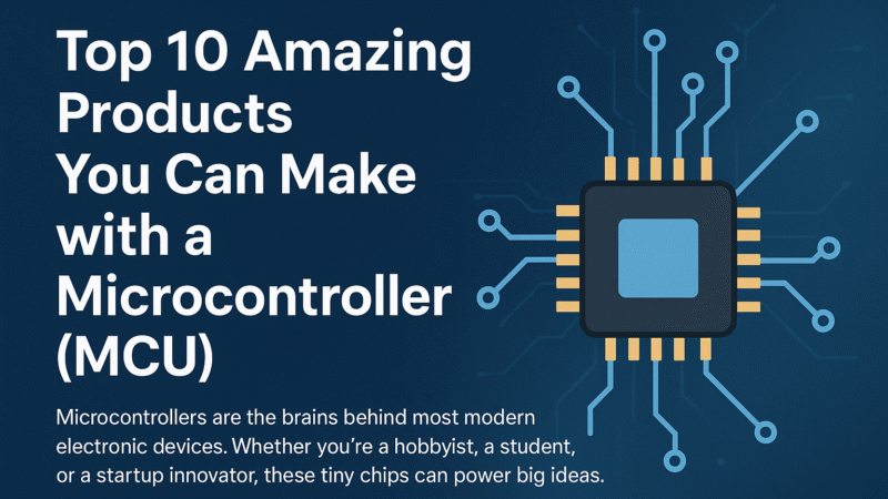 Top 10 Amazing Products You Can Make with a Microcontroller (MCU)