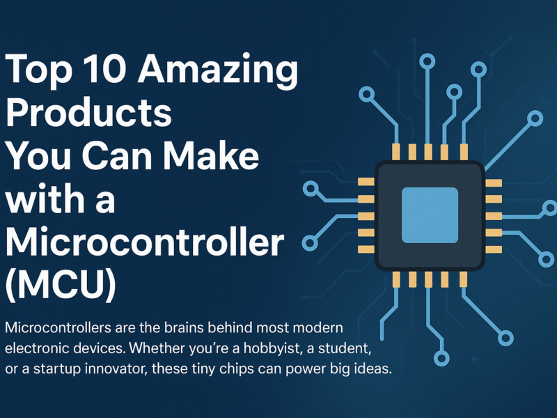 Top 10 Amazing Products You Can Make with a Microcontroller (MCU)