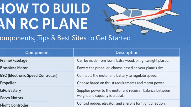 DIY RC Plane Guide: What You Need & Where to Start