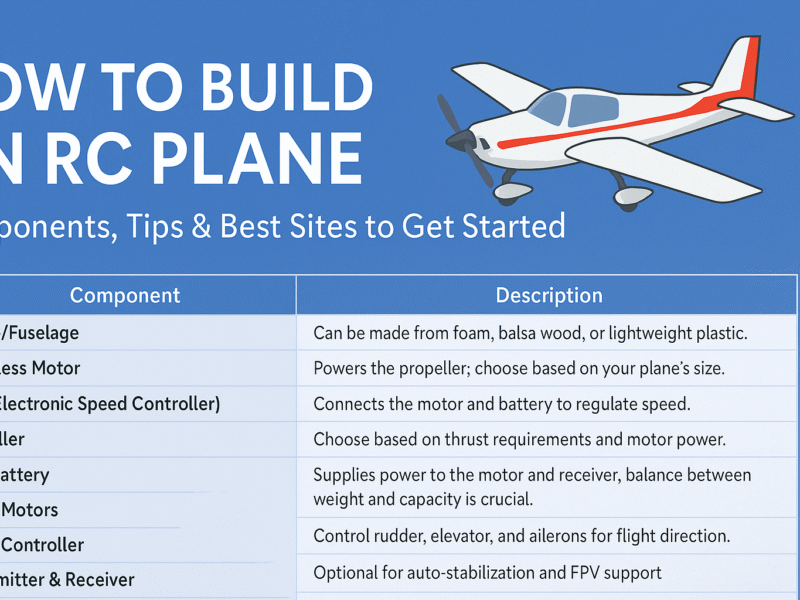 DIY RC Plane Guide: What You Need & Where to Start