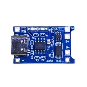 TP4056 Lithium Battery Charging Module | 1A Micro USB Charger for 18650 Li-ion Battery with Protection