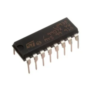L293D Motor Driver IC – Dual H-Bridge for DC & Stepper Motor Control with Arduino & Robotics