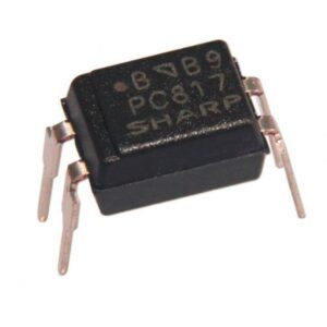 PC817 Optocoupler IC – 4-Pin Phototransistor Isolation for Arduino & AC/DC Circuits