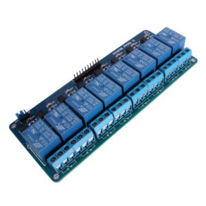 8 Channel 5V Relay Module (Opto-Isolated) – 10A Output for Arduino, Raspberry Pi & Home Automation