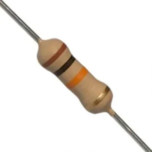 47KΩ 1/4 Watt Resistor – 47K Ohm ±5% Carbon Film Resistor for DIY, Arduino & Electronic Circuits