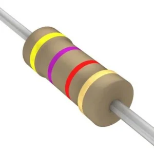 4.7KΩ 1/4 Watt Resistor – 4.7K Ohm ±5% Carbon Film Resistor for Arduino, DIY & Electronics