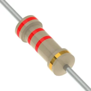 2.2KΩ 1/4 Watt Resistor – 2.2K Ohm ±5% Carbon Film Resistor for DIY & Electronic Projects