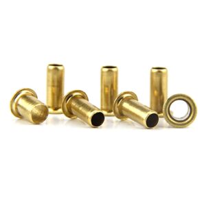 PCB Brass Eyelets M0.9 × 2.5 mm – Tubular Hollow Rivets for Vias & PCB Repairs