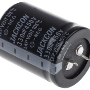 330uF 450V Radial Electrolytic Capacitor – High Voltage, Low ESR, Long Life