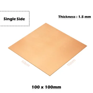 Single Sided Copper Clad PCB Board – 100x100mm (4x4in) DIY Electronics Prototyping