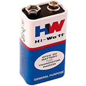 Hi-Watt 9V Battery – Reliable Power Source for Multimeters, Toys & Electronics